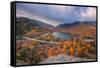 Morning Storm at Echo Lake, New Hampshire-Vincent James-Framed Stretched Canvas
