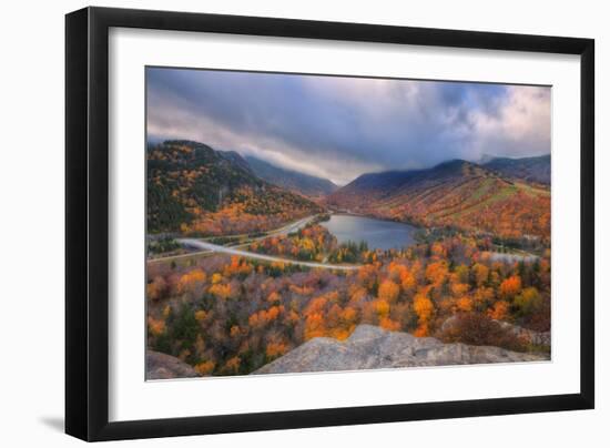 Morning Storm at Echo Lake, New Hampshire-Vincent James-Framed Photographic Print