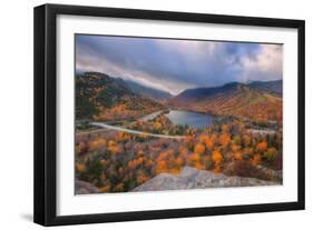 Morning Storm at Echo Lake, New Hampshire-Vincent James-Framed Photographic Print