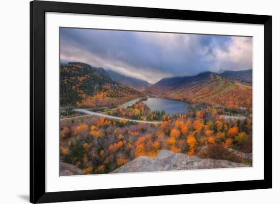 Morning Storm at Echo Lake, New Hampshire-Vincent James-Framed Photographic Print