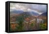 Morning Storm at Echo Lake, White Mountain New Hampshire-Vincent James-Framed Stretched Canvas