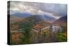 Morning Storm at Echo Lake, White Mountain New Hampshire-Vincent James-Stretched Canvas