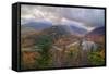 Morning Storm at Echo Lake, White Mountain New Hampshire-Vincent James-Framed Stretched Canvas