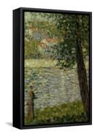 Morning Stroll-Georges Seurat-Framed Stretched Canvas
