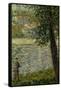 Morning Stroll-Georges Seurat-Framed Stretched Canvas