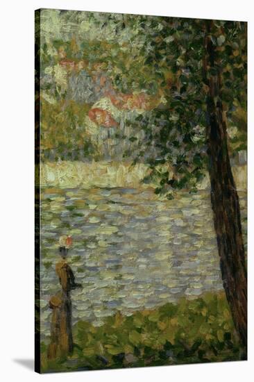 Morning Stroll-Georges Seurat-Stretched Canvas