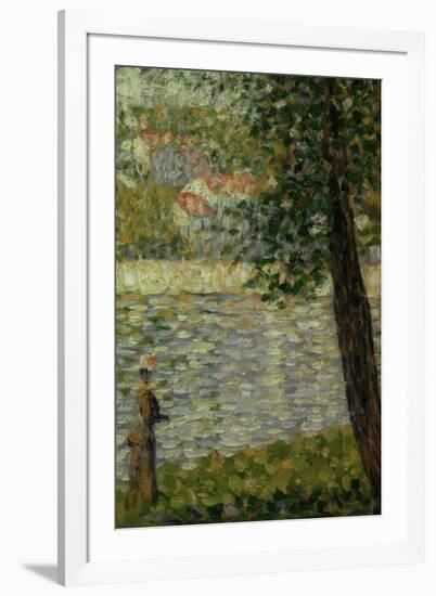 Morning Stroll-Georges Seurat-Framed Premium Giclee Print