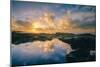 Morning Sun and Cloudscape Reflections, Kauai-Vincent James-Mounted Photographic Print