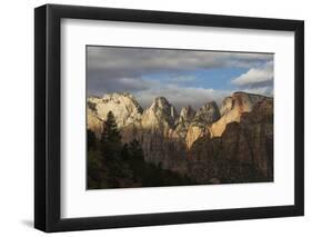 Morning sun and incoming storm-Ken Archer-Framed Photographic Print