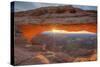 Morning Sun at Mesa Arch, Canyonlands, Southern Utah-Vincent James-Stretched Canvas