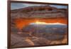 Morning Sun at Mesa Arch, Canyonlands, Southern Utah-Vincent James-Framed Photographic Print