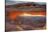 Morning Sun at Mesa Arch, Canyonlands, Southern Utah-Vincent James-Stretched Canvas