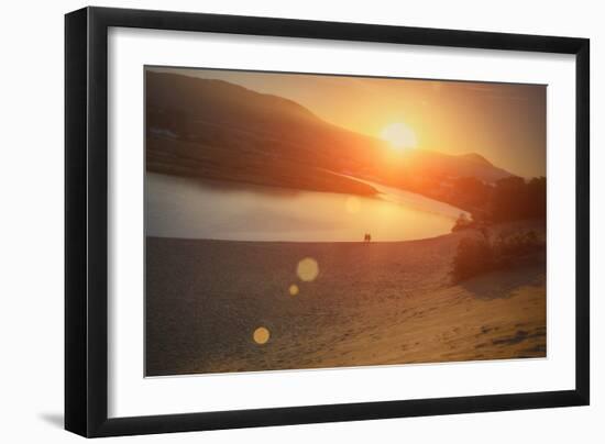 Morning Sun at Salmon Creek, Sonoma Coast California-Vincent James-Framed Photographic Print