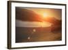 Morning Sun at Salmon Creek, Sonoma Coast California-Vincent James-Framed Photographic Print