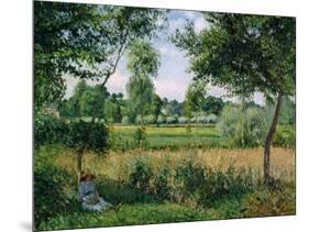 Morning Sunlight Effect, Eragny, 1899-Camille Pissarro-Mounted Giclee Print