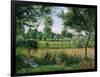 Morning Sunlight Effect, Eragny, 1899-Camille Pissarro-Framed Giclee Print