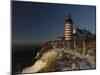 Morning Sunlight Strikes the West Quoddy Head Lighthouse, Lubec, Maine-Michael C. York-Mounted Photographic Print