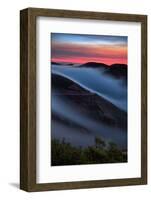 Morning Sunrise Fog Sweep, Marin Headlands, Northern California-Vincent James-Framed Photographic Print