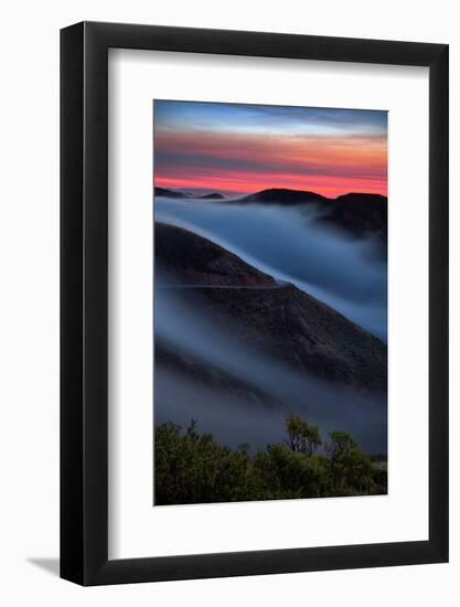 Morning Sunrise Fog Sweep, Marin Headlands, Northern California-Vincent James-Framed Photographic Print