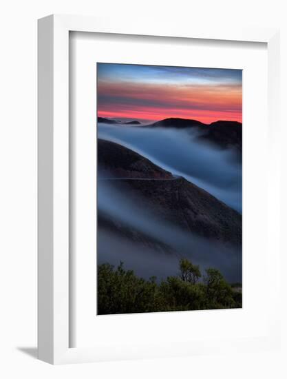 Morning Sunrise Fog Sweep, Marin Headlands, Northern California-Vincent James-Framed Photographic Print