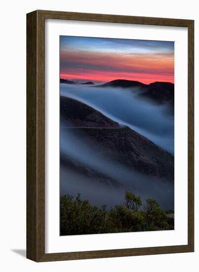 Morning Sunrise Fog Sweep, Marin Headlands, Northern California-Vincent James-Framed Photographic Print