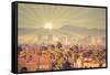 Morning Sunrise over Phoenix, Arizona, USA-BCFC-Framed Stretched Canvas