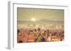 Morning Sunrise over Phoenix, Arizona, USA-BCFC-Framed Photographic Print