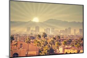 Morning Sunrise over Phoenix, Arizona, USA-BCFC-Mounted Photographic Print