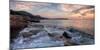 Morning Surf at Coast, Acadia National Park, Maine, USA-null-Mounted Photographic Print