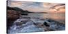 Morning Surf at Coast, Acadia National Park, Maine, USA-null-Stretched Canvas