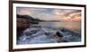 Morning Surf at Coast, Acadia National Park, Maine, USA-null-Framed Photographic Print