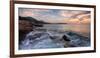 Morning Surf at Coast, Acadia National Park, Maine, USA-null-Framed Photographic Print