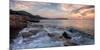 Morning Surf at Coast, Acadia National Park, Maine, USA-null-Mounted Photographic Print