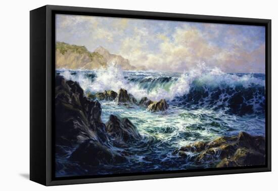 Morning Surf-Nicky Boehme-Framed Stretched Canvas