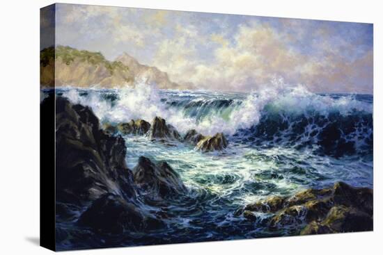 Morning Surf-Nicky Boehme-Stretched Canvas