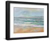 Morning Surf-Jeanette Vertentes-Framed Art Print