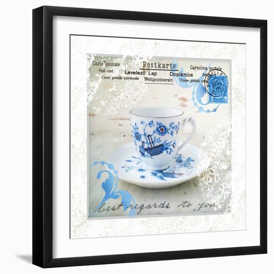 Morning Tea II-Ingrid Van Den Brand-Framed Giclee Print