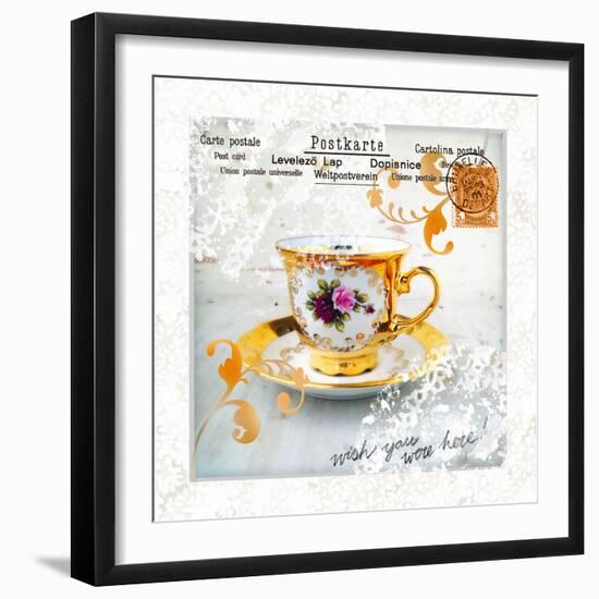 Morning Tea IV-Ingrid Van Den Brand-Framed Giclee Print