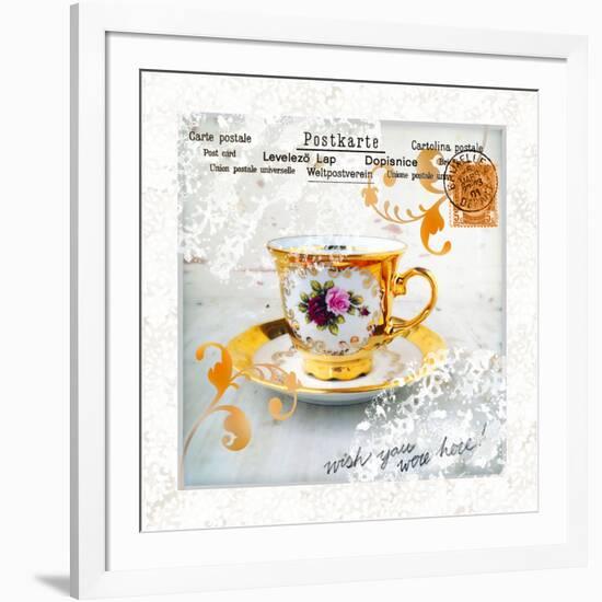 Morning Tea IV-Ingrid Van Den Brand-Framed Giclee Print