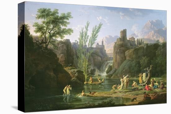 Morning, the Bathers, 1772-Claude Joseph Vernet-Stretched Canvas