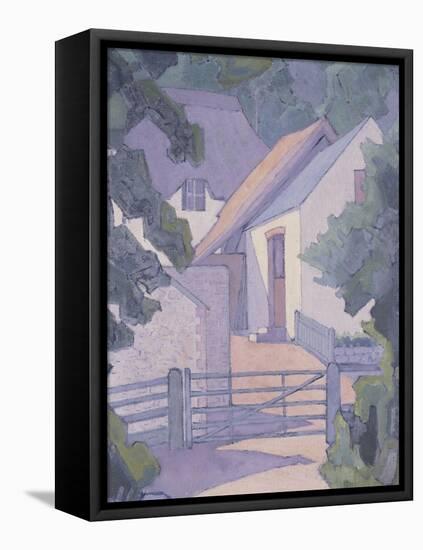 Morning, the South Downs-Robert Bevan-Framed Stretched Canvas