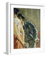 Morning Toilette, 1898-Telemaco Signorini-Framed Giclee Print