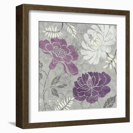 Morning Tones Purple I-Daphne Brissonnet-Framed Art Print