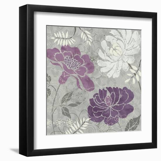 Morning Tones Purple I-Daphne Brissonnet-Framed Art Print