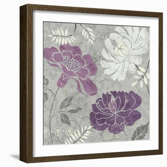 Morning Tones Purple I-Daphne Brissonnet-Framed Art Print