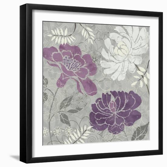 Morning Tones Purple I-Daphne Brissonnet-Framed Art Print