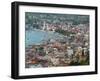 Morning Town View from Venetian Kastro Castle, Zakynthos, Ionian Islands, Greece-Walter Bibikow-Framed Photographic Print