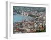 Morning Town View from Venetian Kastro Castle, Zakynthos, Ionian Islands, Greece-Walter Bibikow-Framed Photographic Print