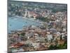 Morning Town View from Venetian Kastro Castle, Zakynthos, Ionian Islands, Greece-Walter Bibikow-Mounted Photographic Print