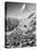Morning Town View with Matterhorn, Zermatt, Valais, Wallis, Switzerland-Walter Bibikow-Stretched Canvas